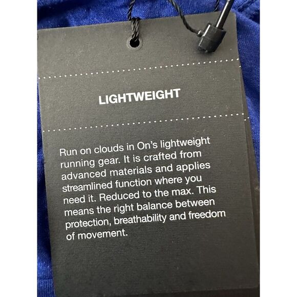 On Cloud T-Shirt R.O.C Women's Small Indigo Athletic‎ Outdoor Gym Stretch NWT - Picture 6 of 7